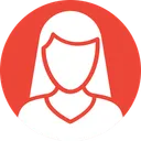 Free Anchor Girl Lady Icon