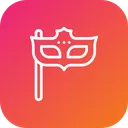 Free Carnival Mask Decoration Icon