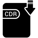 Free Cdr File Format Icon