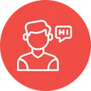 Free Customer Communication Message Icon