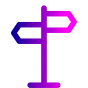 Free Direction Board Sign Icon