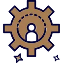 Free Edit Profile Custom Cogwheel Icon