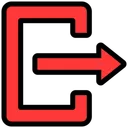 Free Log Out  Icon