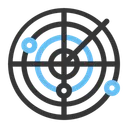 Free Radar Scan Sonar Icon