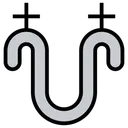 Free Simbolo Tangente Funcao Matematica Linha Tangente Ícone