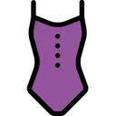 Free Swim Suit Beachwear Swimdress Icon