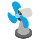 Free Table Fan Electric Fan Charging Fan Icon