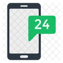 24Hr Chat  Icon