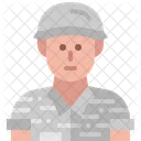 Air Force Soldier Military Icon