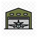 Airplane Hangar Hangar Storage Icon