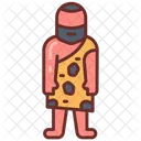 Ancient Man Jungle Man Caveman Icon