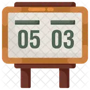 Anzeigetafel Sporttafel Sportergebnis Symbol