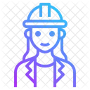 Architect Woman Occupation Female Engineer Icon