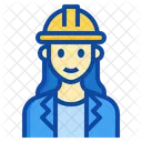 Architect Woman Occupation Female Engineer Icon
