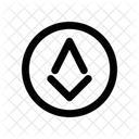 Augur Currency Coin Icon