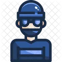 Bandit Gangster Terrorist Icon
