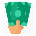 Bargeld Geld Hand Symbol