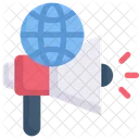 Internet Marketing Globales Marketing Megaphon Symbol