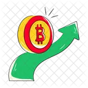 Bitcoin Growth  Icon