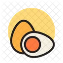 Boiled Egg Egg Yolk Egg Icon
