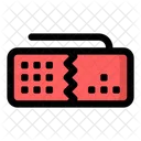Broken Keyboard Hardware Ragequit Icon