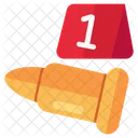 Bullet Ammunition Cartridge Icon