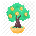 Take A Look At Modern Flat Sticker Of Business Growth Icon