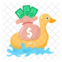 Take A Look At Modern Flat Sticker Of Business Growth Icon