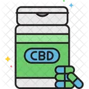 Drug Capsules Cannabis 아이콘