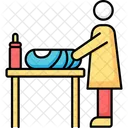 Baby Care Table Icon