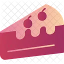 Cherry slice cake  Icon