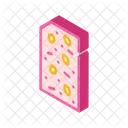 Vegan Chocolate Isometric Icon