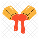 Dripping Chocolate Chocolate Sweetmeat Icon