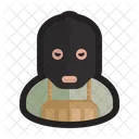 Ciberterrorista Terrorista Cibercriminoso Ícone