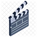 Cinema Action Clapper Clapperboard Icon