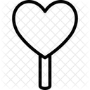 Confectionery Heart Heart Lollipop Icon