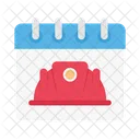 Calendar Helmet Builder Icon