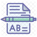 Content Written Document School Notes Icon