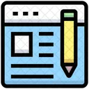 Content Artical Write Icon