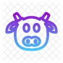 Cow Animal Cattle Icon