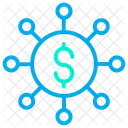 Crowdfunding Dollar  Icon
