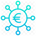 Crowdfunding Euro  Icon