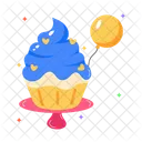 Cupcake Birthday Muffin Birthday Food Icon