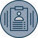Curriculum Cv Document Icon