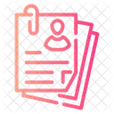 Curriculum Resume Job Icon