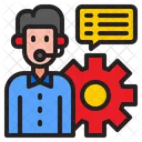 Man Message Setting Icon