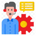 Man Message Setting Icon