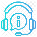 Customer Support Communication Call Center Icon