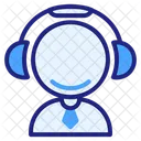 Customer Support Agent Support Icon