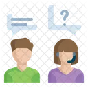 Customer Support Service Icon